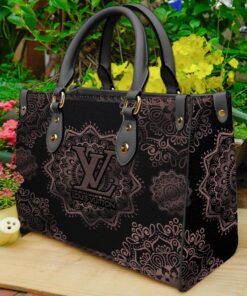 Louis vuitton brown pattern luxury brand fashion women small handbag purse for beauty
