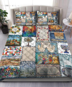 Jewish Quilt Bedding Set -livanniespoon Store