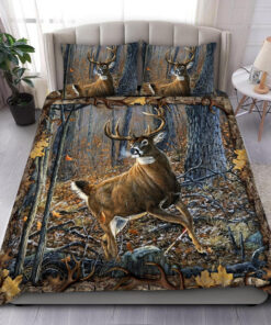 Deer Hunting Forest 2 All Over Printed Bedding Set -livanniespoon Store
