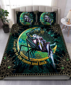 Nightmare Love You To The Moon All Over Printed Bedding Set -livanniespoon Store