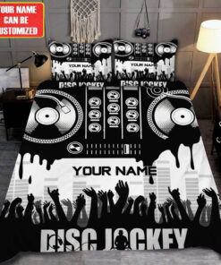 Dj4 All Over Printed Bedding Set Custom Name - Yl97 -livanniespoon Store