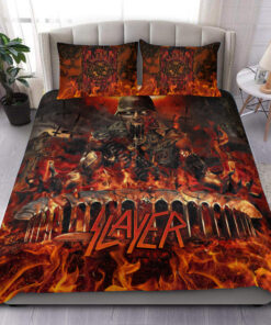 Slayer Fire All Over Printed Bedding Set Q270502 -livanniespoon Store