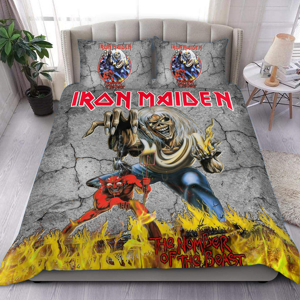 Iron Maiden Beast All Over Printed Bedding Set P070602 -livanniespoon Store