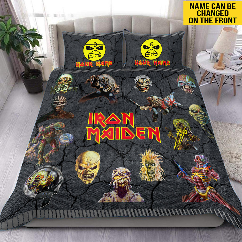 Personalized Iron Maiden All Over Printed Bedding Set Q120606 -livanniespoon Store