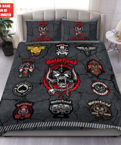 Mot?rhead Crack All Over Printed Bedding Set Q190701 -livanniespoon Store