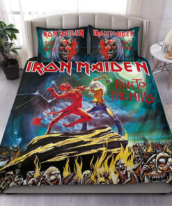 Iron Maiden Run To The Hills All Over Printed Bedding Set S220701 -livanniespoon Store