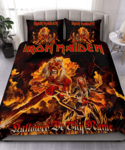 Iron Maiden Hallowed Be Thy Name All Over Printed Bedding Set S240704 -livanniespoon Store