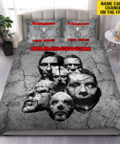 Personalized Rammstein S1 All Over Printed Bedding Set S010804 -livanniespoon Store
