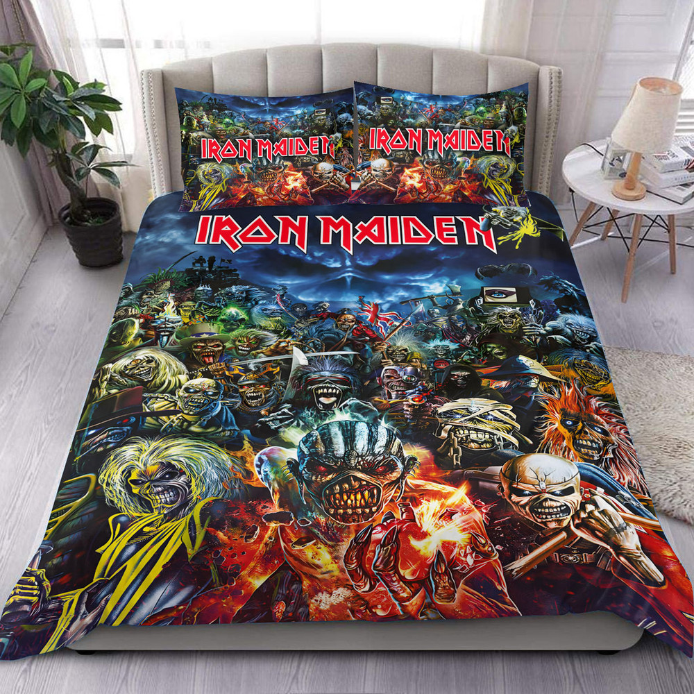 Iron Maiden Eddies Team Up All Over Printed Bedding Set S160805 -livanniespoon Store
