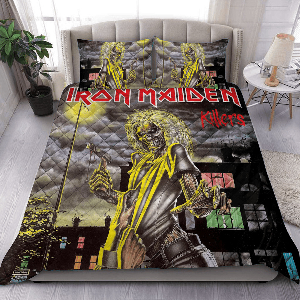 Iron Maiden Killerammstein Quilt Bedding Set S110922 -livanniespoon Store