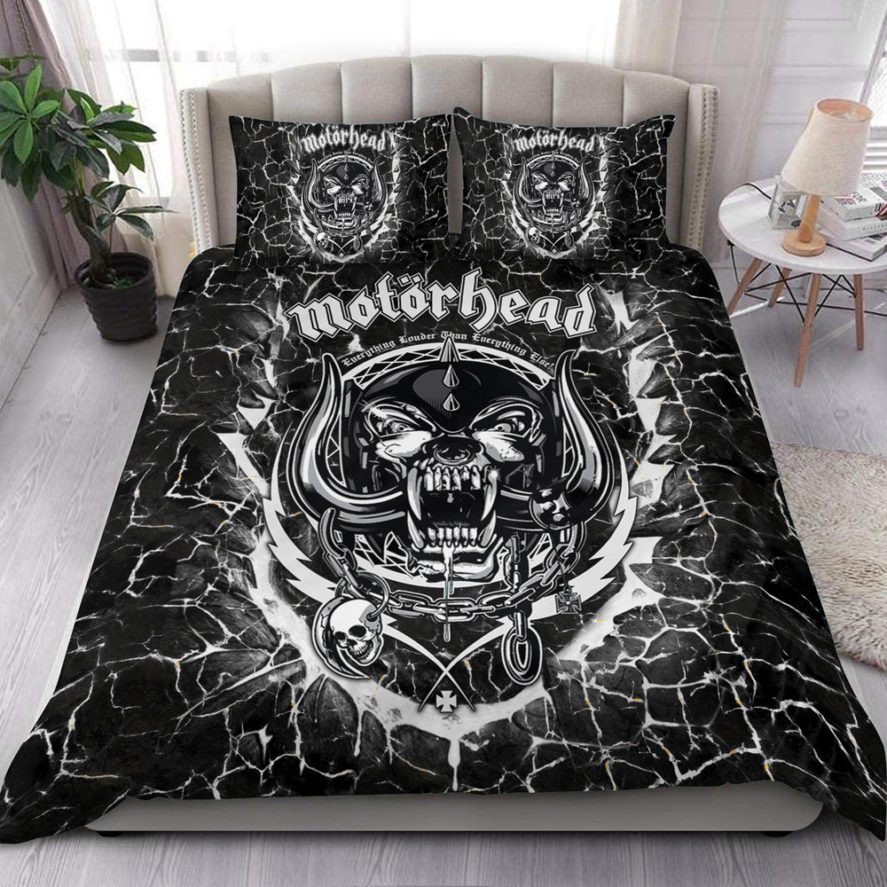 Mot?rhead All Over Printed Bedding Set Black Sliver Version P150901 -livanniespoon Store