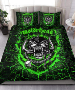 Mot?rhead All Over Printed Bedding Set Green Version P150901 -livanniespoon Store