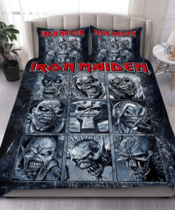 Iron Maiden The Many Faces Quilt Bedding Set S200902 -livanniespoon Store