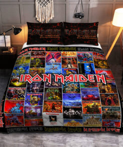Iron Maiden Albums Q2 Quilt Bedding Set -livanniespoon Store