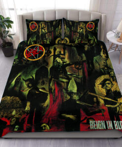 Slayer Reign In Blood All Over Printed Bedding Set Q290907 -livanniespoon Store