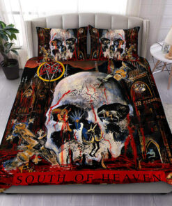 Slayer South Of Heaven All Over Printed Bedding Set Q290908 -livanniespoon Store