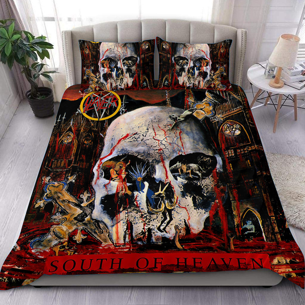 Slayer South Of Heaven All Over Printed Bedding Set Q290908 -livanniespoon Store