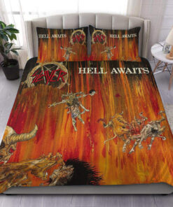 Slayer Hell Awaits All Over Printed Bedding Set Q290909 -livanniespoon Store