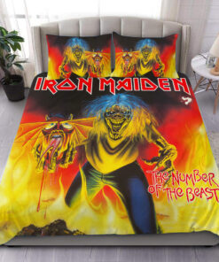 Iron Maiden Beast All Over Printed Bedding Set S280912 -livanniespoon Store