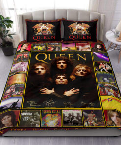 Queen Q2 All Over Printed Bedding Set Q091008 -livanniespoon Store