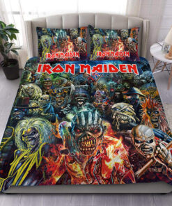 Iron Maiden Eddies Team Up Quilt Bedding Set S091104 -livanniespoon Store
