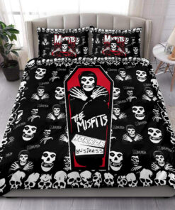 Misfits Q2 All Over Printed Bedding Set Q301101 -livanniespoon Store