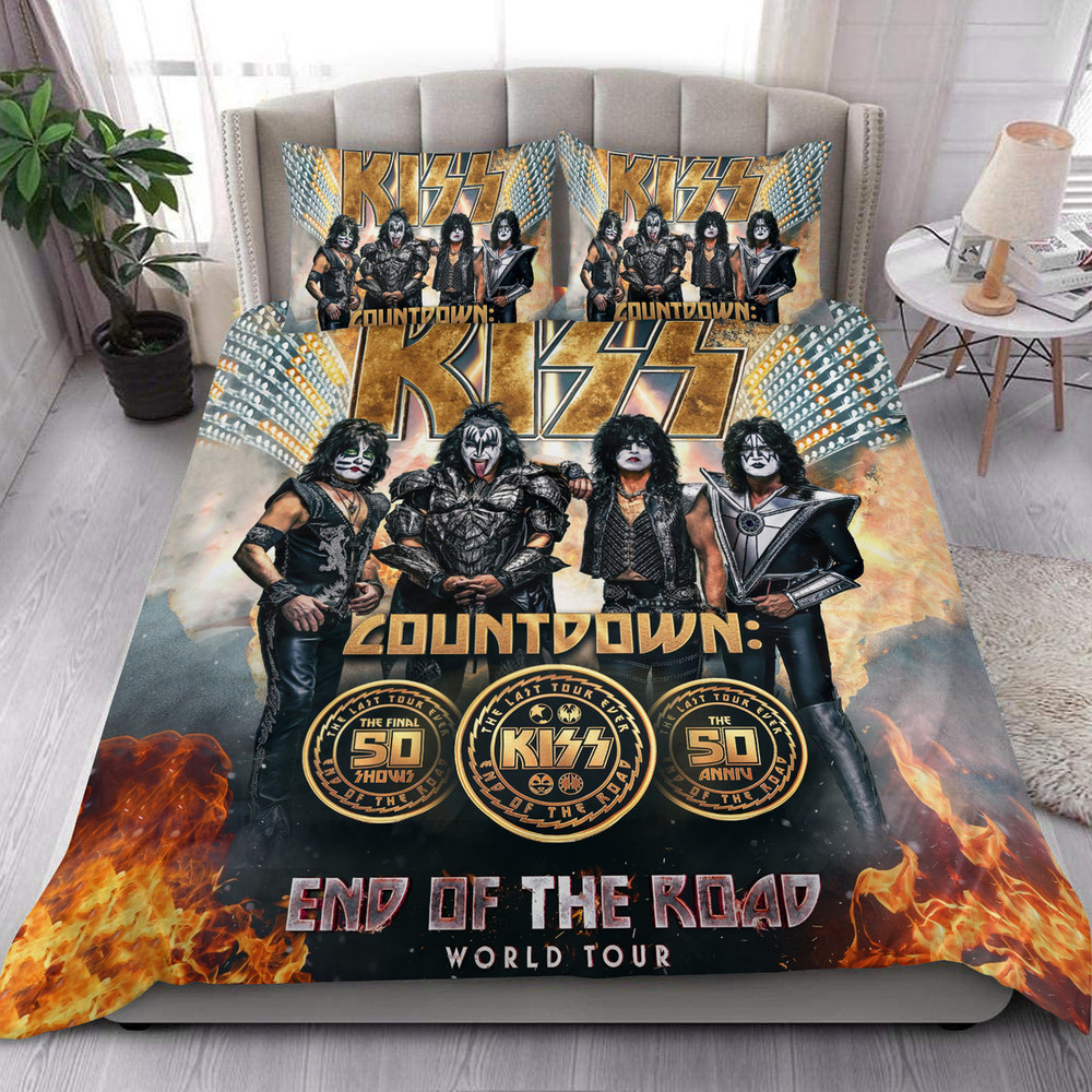 Kiss End Of The Road World Tour All Over Printed Bedding Set S091201 -livanniespoon Store