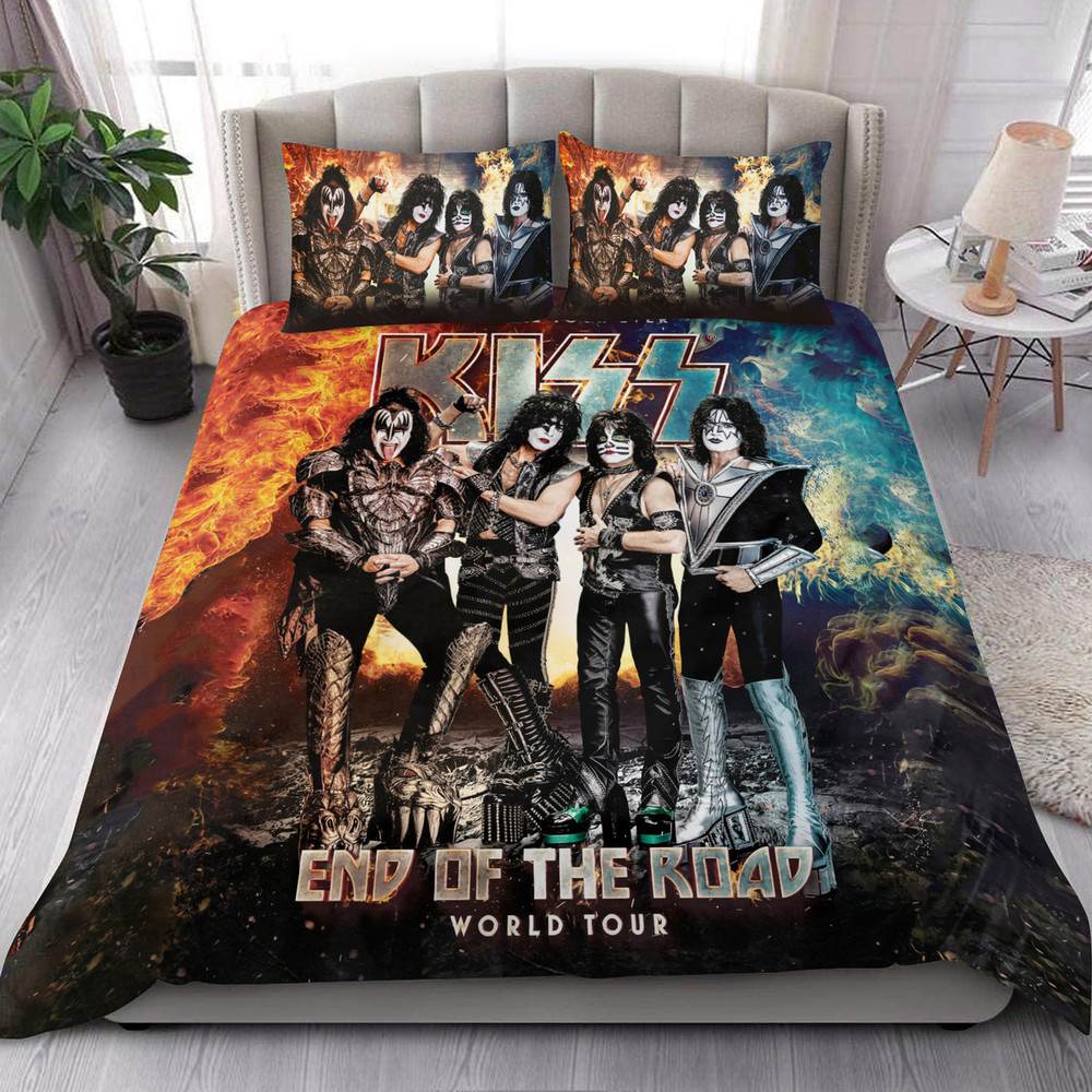 Kiss End Of The Road World Tour All Over Printed Bedding Set S091202 -livanniespoon Store