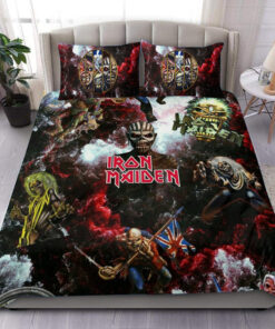 Iron Maiden Squad All Over Printed Bedding Set S271205 -livanniespoon Store