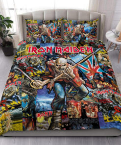 Iron Maiden Trooper Albums All Over Printed Bedding Set Q060101 -livanniespoon Store