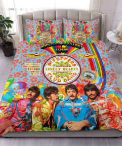 The Beatles Lonely Hearts All Over Printed Bedding Set Q230101 -livanniespoon Store