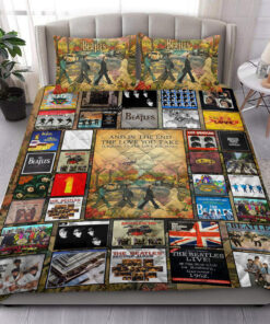 The Beatles Albums Q2 Quilt Bedding Set Q020205 -livanniespoon Store