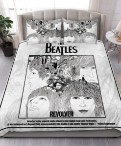 The Beatles Revolver Over Printed Bedding Set S160204 -livanniespoon Store