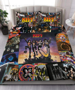Kiss Studio Albums All Over Printed Bedding Set S160207 -livanniespoon Store