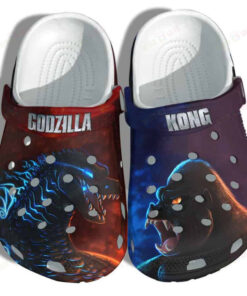 Godzilla Kong Monster Crocss Classic Clogs Shoes - livanniespoon Store