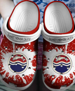 Family Honor Duty For Men And Women Gift For Fan Classic Water Rubber Crocss Clog Shoes Comfy Footwear - livanniespoon Store