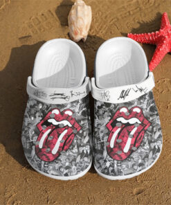 The Rolling Stones For Men And Women Rubber Crocss Clog Shoes Comfy Footwear - livanniespoon Store