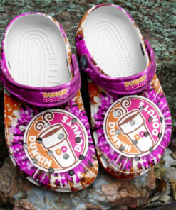 Dunkin Donuts Coffee Drink Ii Comfortable For Man And Women Classic Water Rubber Crocss Clog Shoes Comfy Footwear - livanniespoon Store
