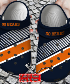 Personalized Name Logo Football Team Theme Song Crocss Clog Shoes For Men And Women - livanniespoon Store