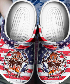 Malibu American Flag Rubber Crocss Clog Shoes - livanniespoon Store
