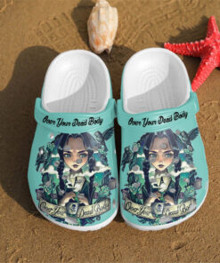 Over Your Dead Body Gift For Fan Classic Water Rubber Crocss Clog Shoes - livanniespoon Store
