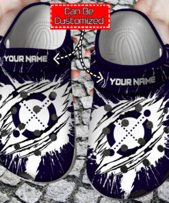 Personalized Egld Coin Ripped Through Crocss Clog Shoes Crypto Crocss - livanniespoon Store