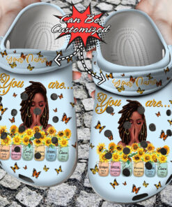 Personalized Black Girl God Says You Are Crocss Clog Shoes Custom Crocss - livanniespoon Store