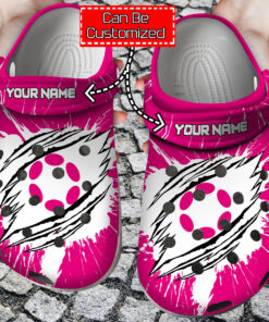 Personalized Dot Coin Ripped Through Crocss Clog Shoes Crypto Crocss - livanniespoon Store