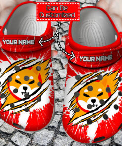 Personalized Shib Coin Ripped Through Crocss Clog Shoes Crypto Crocss - livanniespoon Store