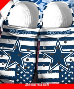 Dallas Cowboys Nfl 10 Team Gift For Fan Crocss Rubber Crocss Crocband - livanniespoon Store