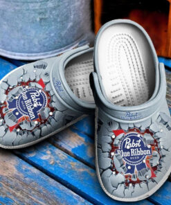 Pabst Blue Ribbon Clog Crocss Clog Shoes - livanniespoon Store