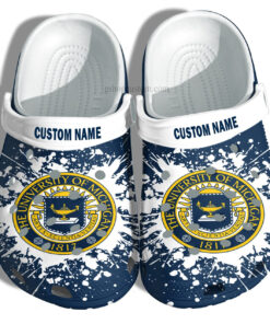 University Of Michigan Croc Shoes Customize University Graduation Gifts Crocss Shoes Admission Gift - livanniespoon Store