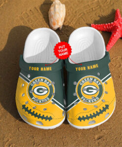 Green Bay Packers Personalized Custom For Nfl Fans Clog Shoes - livanniespoon Store