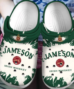 St Patricks Day Jameson Irish Whiskey Crocband Crocss Shoes - livanniespoon Store
